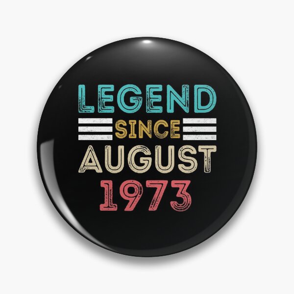 Item preview, Retro Vintage 47th Birthday Legend Since August 1973 designed and sold by meedTee.