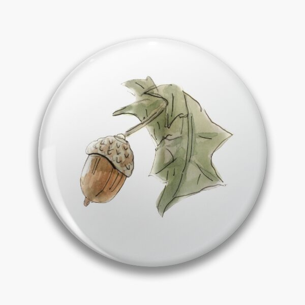Item preview, Woodsy Acorn and Lear Illustration in Watercolor  designed and sold by Regan Ralston.