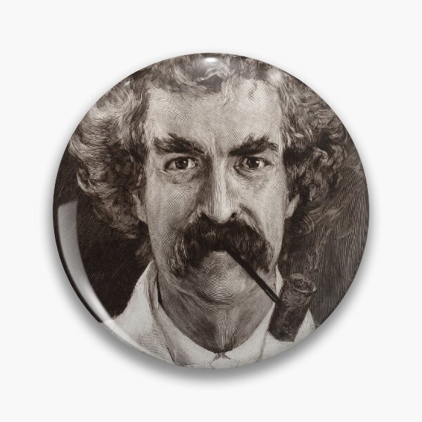 Item preview, Mark Twain Engraved Portrait  designed and sold by warishellstore.