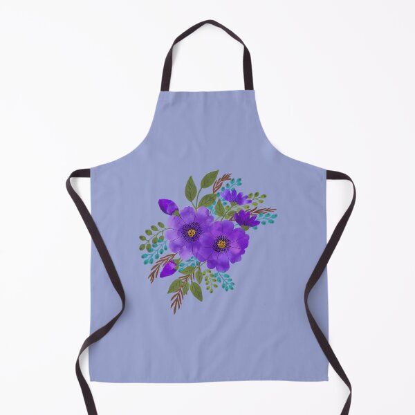 Item preview, Purple Aquarelle Roses Bouquet designed and sold by hatimelhag.