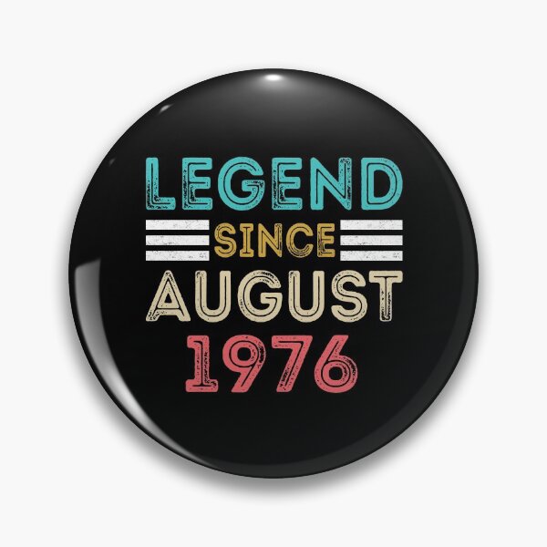 Item preview, Retro Vintage 44th Birthday Legend Since August 1976 designed and sold by meedTee.