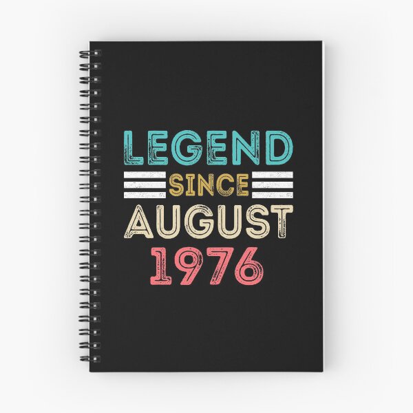 Item preview, Retro Vintage 44th Birthday Legend Since August 1976 designed and sold by meedTee.