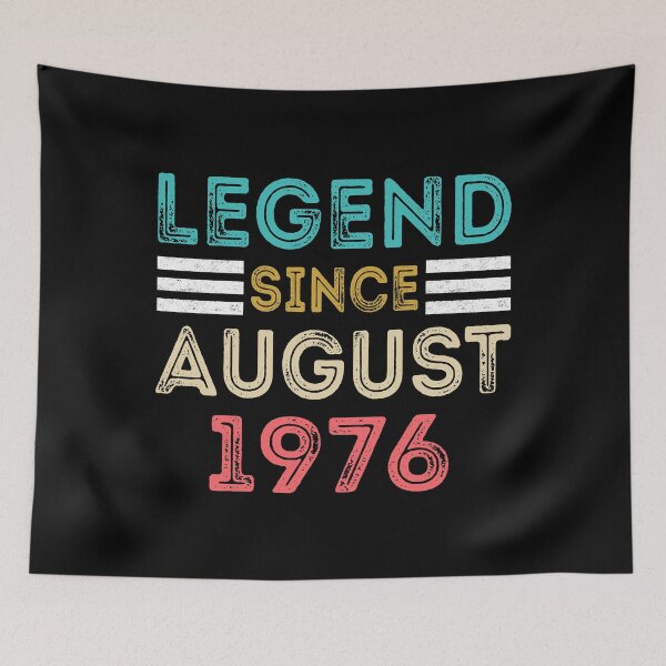 Item preview, Retro Vintage 44th Birthday Legend Since August 1976 designed and sold by meedTee.