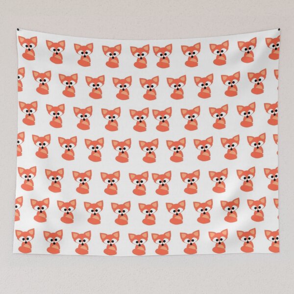 Item preview, Cute Orange Foxes designed and sold by nochillaly.