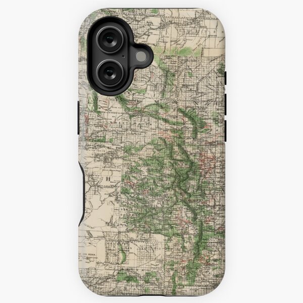 Item preview, Vintage Map of The Rocky Mountains (1885) designed and sold by BravuraMedia.