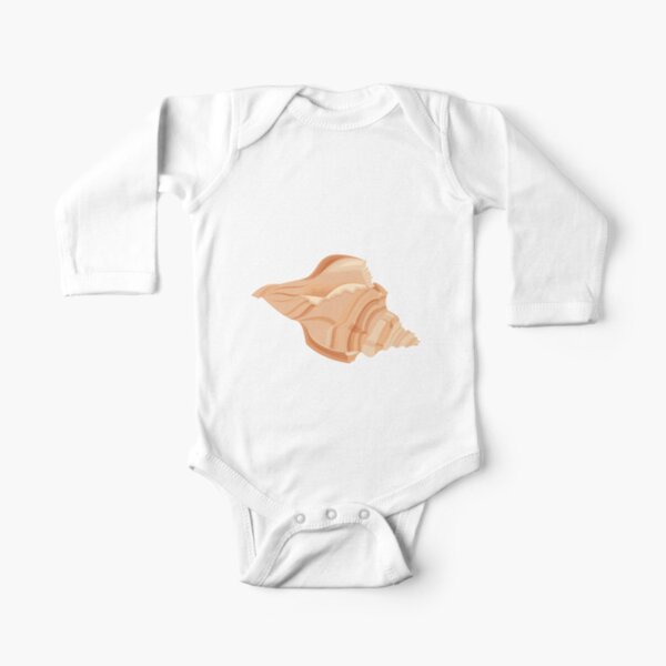 Shells Long Sleeve Baby One-Piece