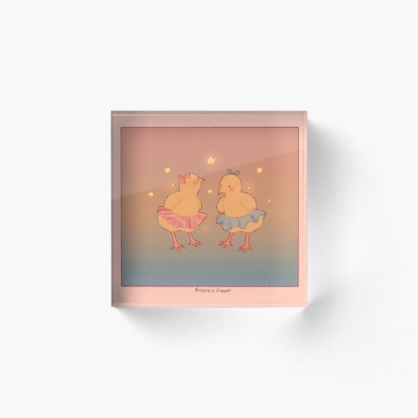Pristine & Dapper Acrylic Block