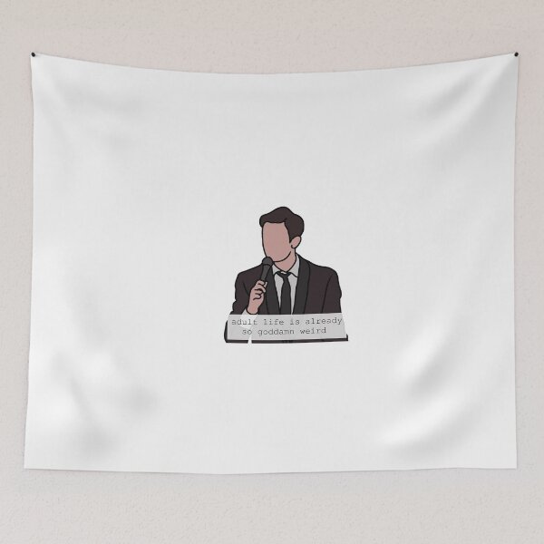 Item preview, John Mulaney Quote Adult Life Is Already So Weird designed and sold by josettemichele.