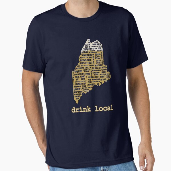 Item preview, Drink Local (ME) designed and sold by uncmfrtbleyeti.