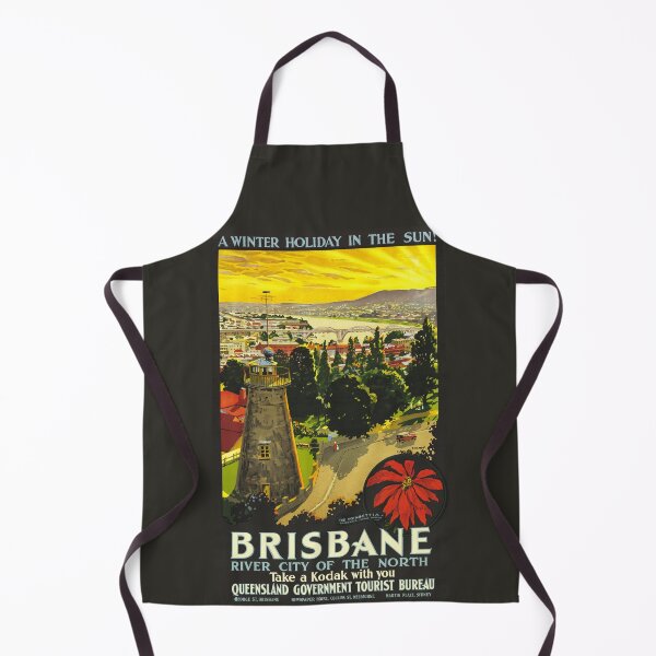 Item preview, Brisbane Australia Poster designed and sold by karwilberevivalcollection.