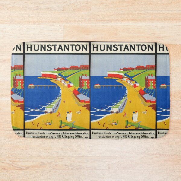 Item preview, Railway Poster Hunstanton designed and sold by stickart-marek.