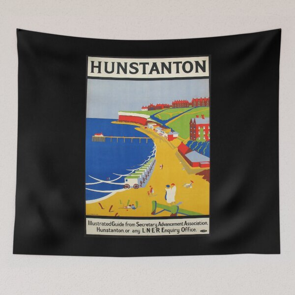 Item preview, Railway Poster Hunstanton designed and sold by stickart-marek.