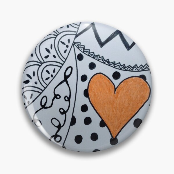 Item preview, Orange heart designed and sold by Mathilde GT.