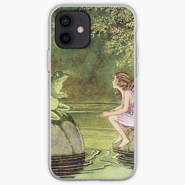 Frog and Fairy Talking -Ida Rentoul Outhwaite iPhone Soft Case