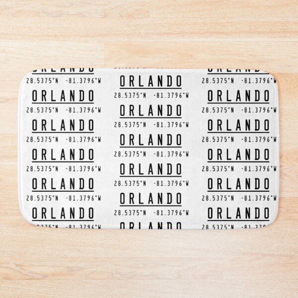 Item preview, Orlando city Coordinates designed and sold by ElevenGraphics.