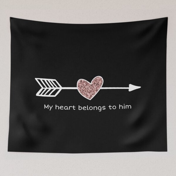 Item preview, My heart belongs to him. designed and sold by M-Osamah.