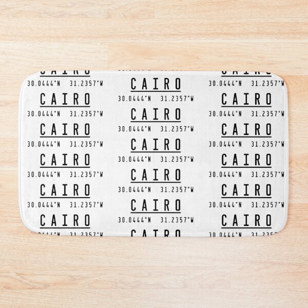 Item preview, Cairo city Coordinates designed and sold by ElevenGraphics.