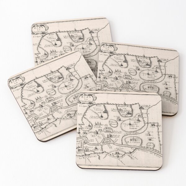 Item preview, Vintage Map of Rome Italy (1649) designed and sold by BravuraMedia.