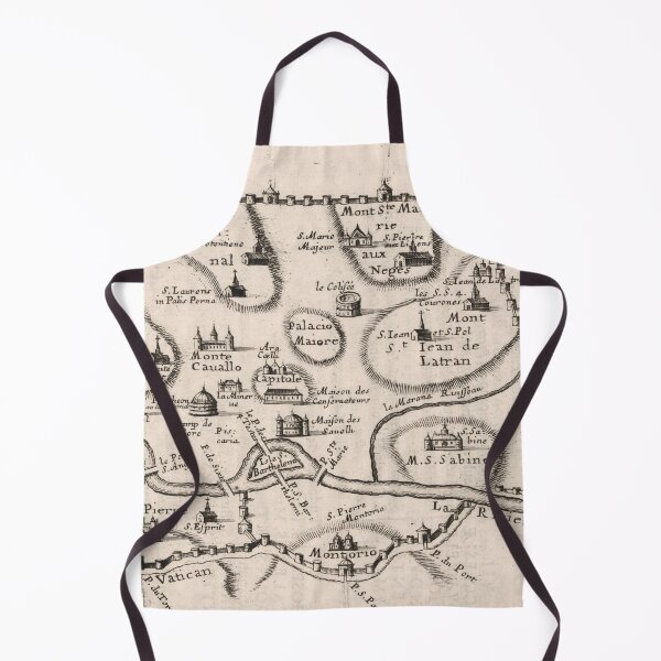 Item preview, Vintage Map of Rome Italy (1649) designed and sold by BravuraMedia.