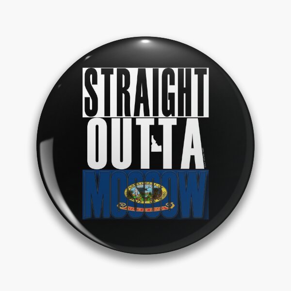 Item preview, Straight Outta Moscow Idaho Flag by Merch Creation Studio designed and sold by MerchCStudio.