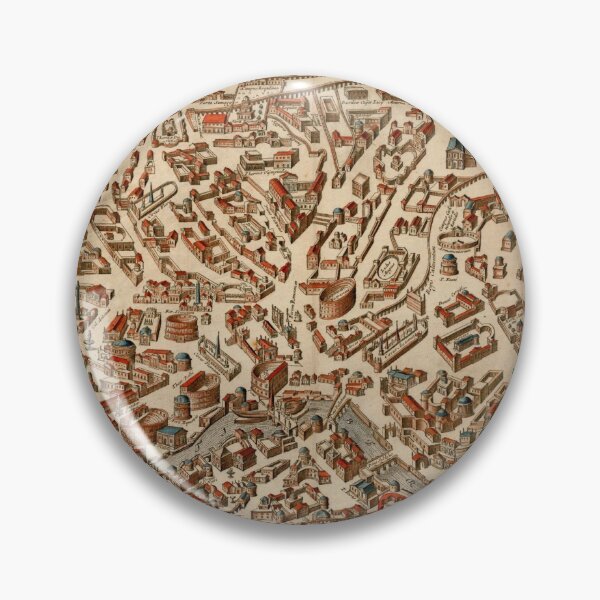 Item preview, Vintage Map of Rome Italy (1660) designed and sold by BravuraMedia.