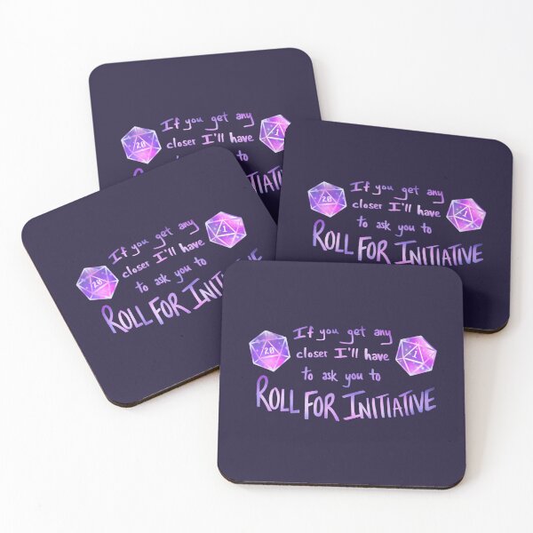 Item preview, Roll for Initiative - Purple designed and sold by RoseNightshade.