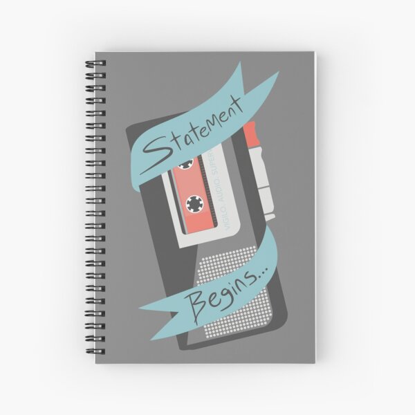 Statement Begins... Spiral Notebook