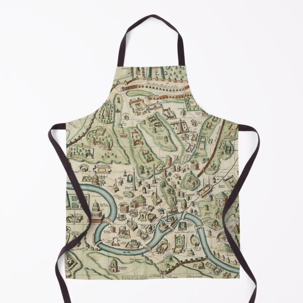 Item preview, Vintage Map of Rome Italy (1719) designed and sold by BravuraMedia.