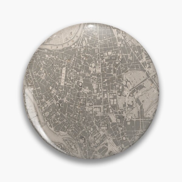 Item preview, Vintage Map of Rome Italy (1841) designed and sold by BravuraMedia.