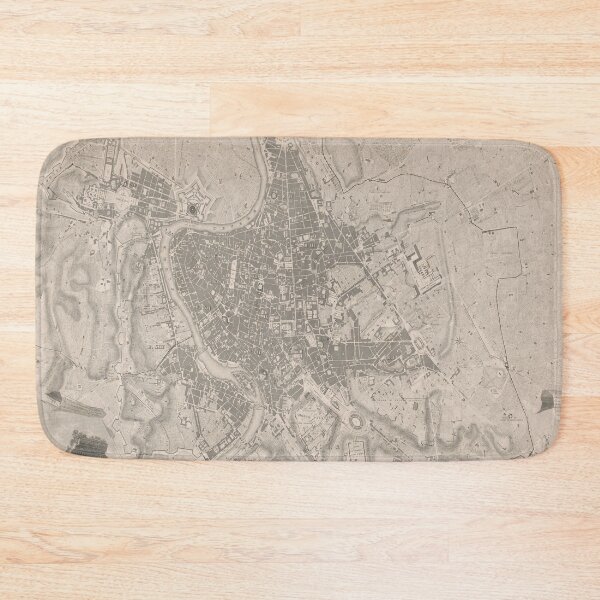 Item preview, Vintage Map of Rome Italy (1841) designed and sold by BravuraMedia.