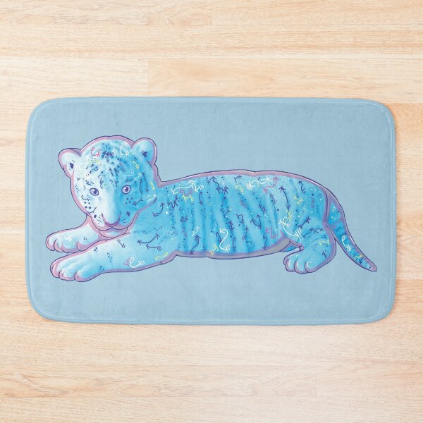 Item preview, Little Blue Tiger Cub designed and sold by vanillakirsty.