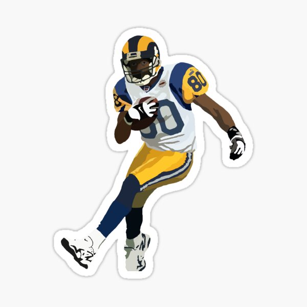 St. Louis Rams NFL Football 5.25" x 3.5" Oval Logo Sticker (Blue  & Yellow)