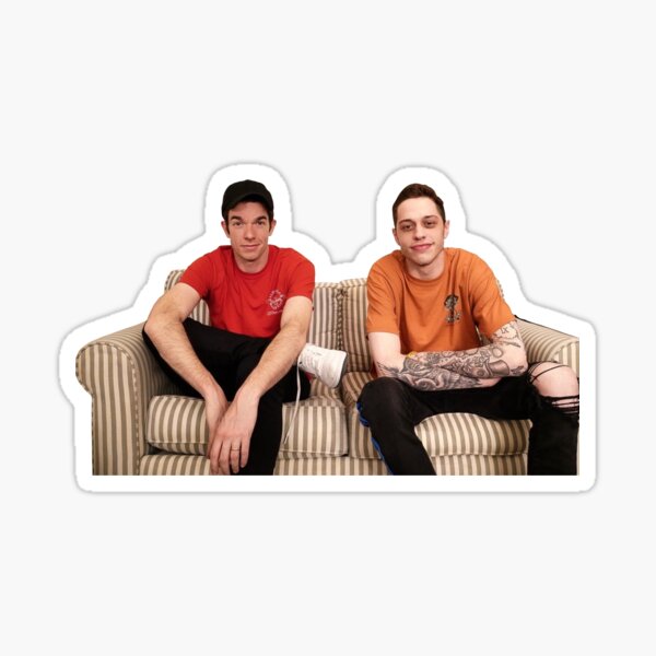 Aperçu de l'œuvre John Mulaney et Pete Davidson se prélassent ensemble créée et vendue par gekuehn2.