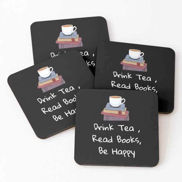 Item preview, Funny bookworm reading t-shirt  , drink tea read books be happy ,GIFT FOR MEN & WOMEN designed and sold by Morinas.