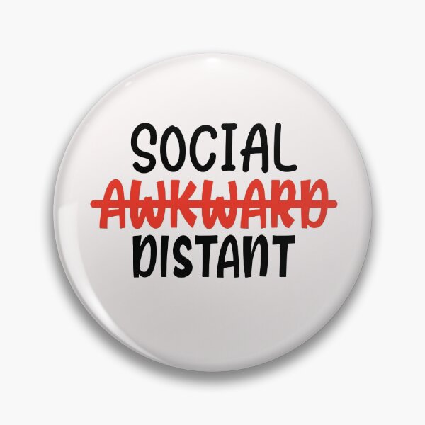Item preview, Social Awkward Distant Tee designed and sold by ShutEyeShirts.