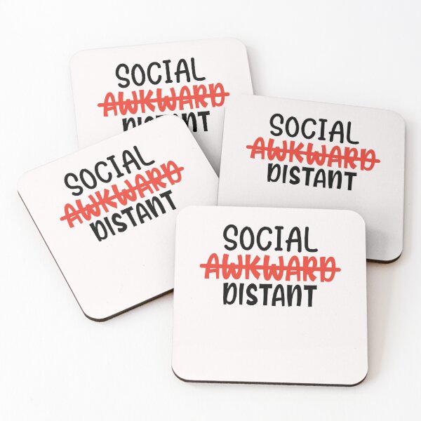 Item preview, Social Awkward Distant Tee designed and sold by ShutEyeShirts.