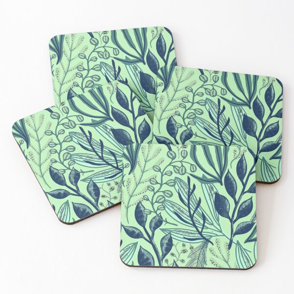 Item preview, Abstract Green Jungle Leaf Grean Floral Leaves Pattern  designed and sold by TeesForNerds.
