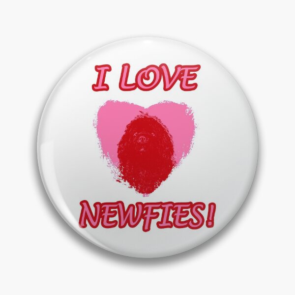 Item preview, Newfoundland dog heart red designed and sold by Moonyflower.