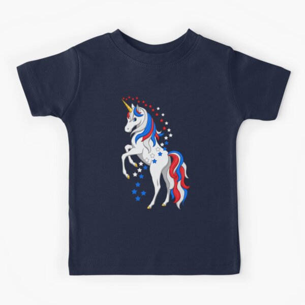 Unicorn Kids T Shirts Redbubble - gold rainbow horse t shirt roblox