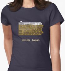 Drink Local (PA) Women's Fitted T-Shirt