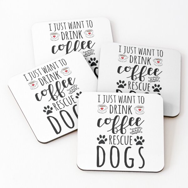 Item preview, I Just Want To Drink Coffee And Rescue Coffee designed and sold by kamrankhan.