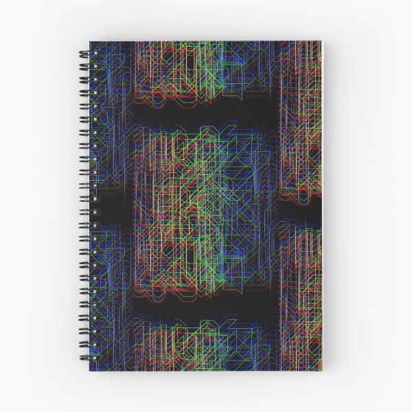 Aperçu de l'œuvre Spaghetti arc-en-ciel 3D créée et vendue par AndiPi.