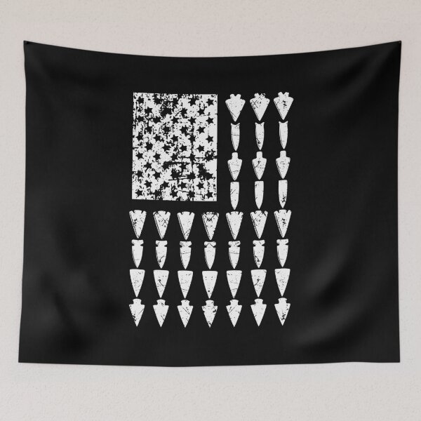 Item preview, Arrowhead Hunting Arrowhead American Flag Gift designed and sold by inkedtee.
