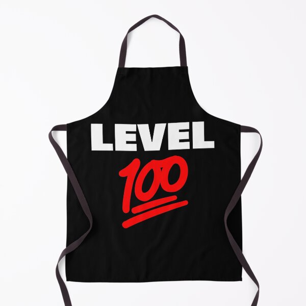 Item preview, Keep It Level 100 Emoji (white and red) designed and sold by AMangoTees.