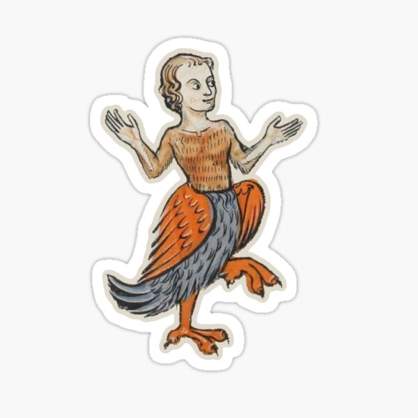 Artikel-Vorschau von ROO + STER - Mittelalterliche Marginalia; Rooster Lady Hybrid, designt und verkauft von vox-and-curie.