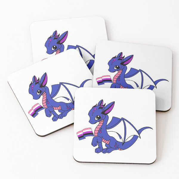 Item preview, Genderfluid Dragon designed and sold by Local Cosmic & Chaotic Gremlin Hoard.