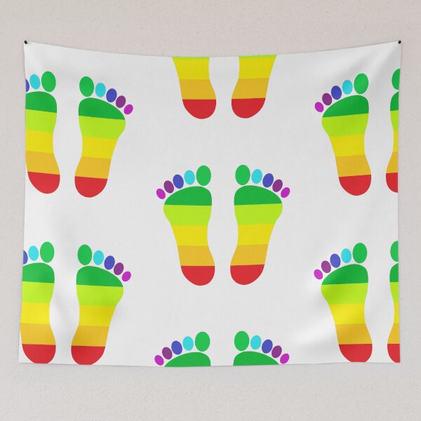 Item preview, Rainbow Footprints designed and sold by aginlow.