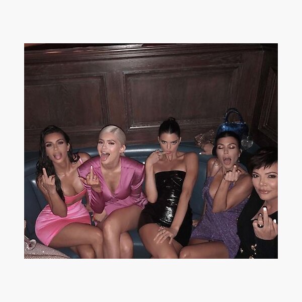 Kardashians flipping you off Photographic Print