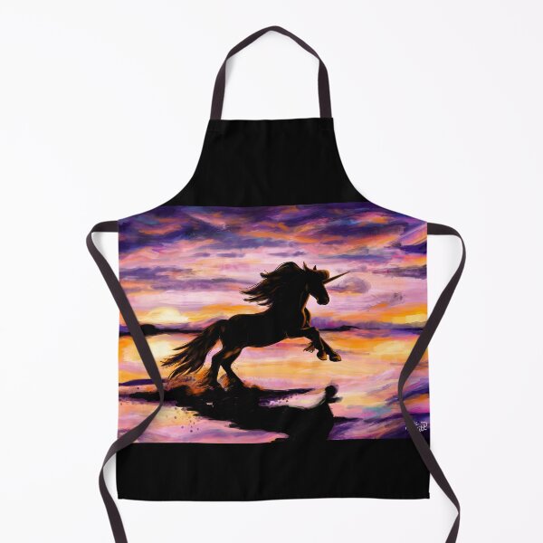 Item preview, Black Unicorn at Sunset Beach designed and sold by Lady-Lilac.