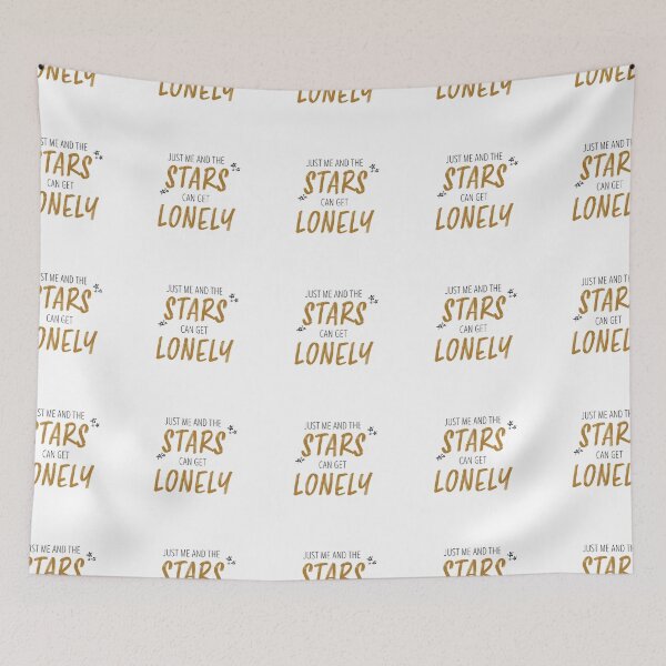 Item preview, Just Me and the Stars Can Get Lonely designed and sold by bianfrances.